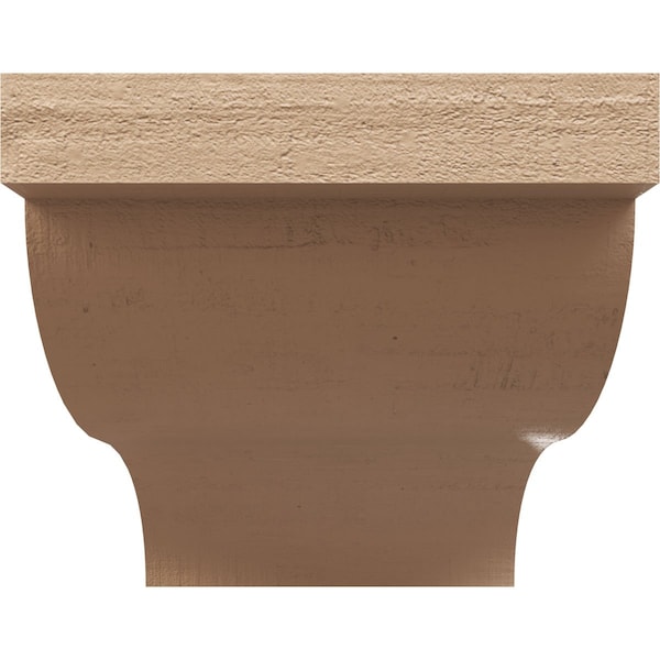 9in. W X 18in. D X 9in. H Series 3 Wide Garner Rough Cedar Woodgrain TimberThane Corbel, Primed Tan